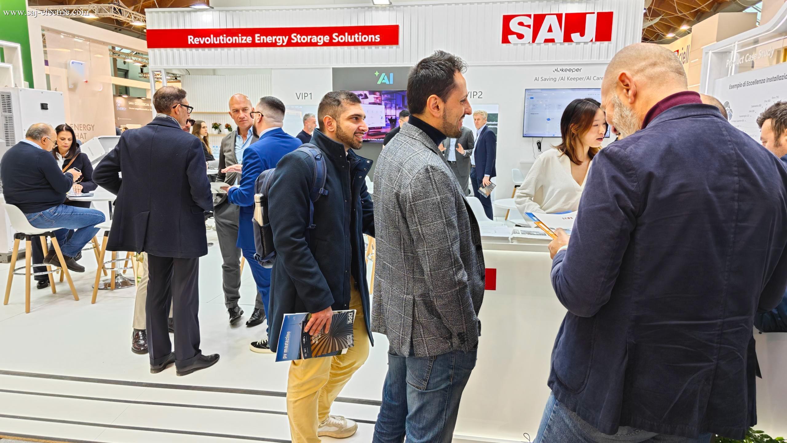 Drei Ausstellungen in einer Woche! SAJ eröffnet drei große europäische Energieveranstaltungen und beschleunigt damit seine globale Energieausrichtung