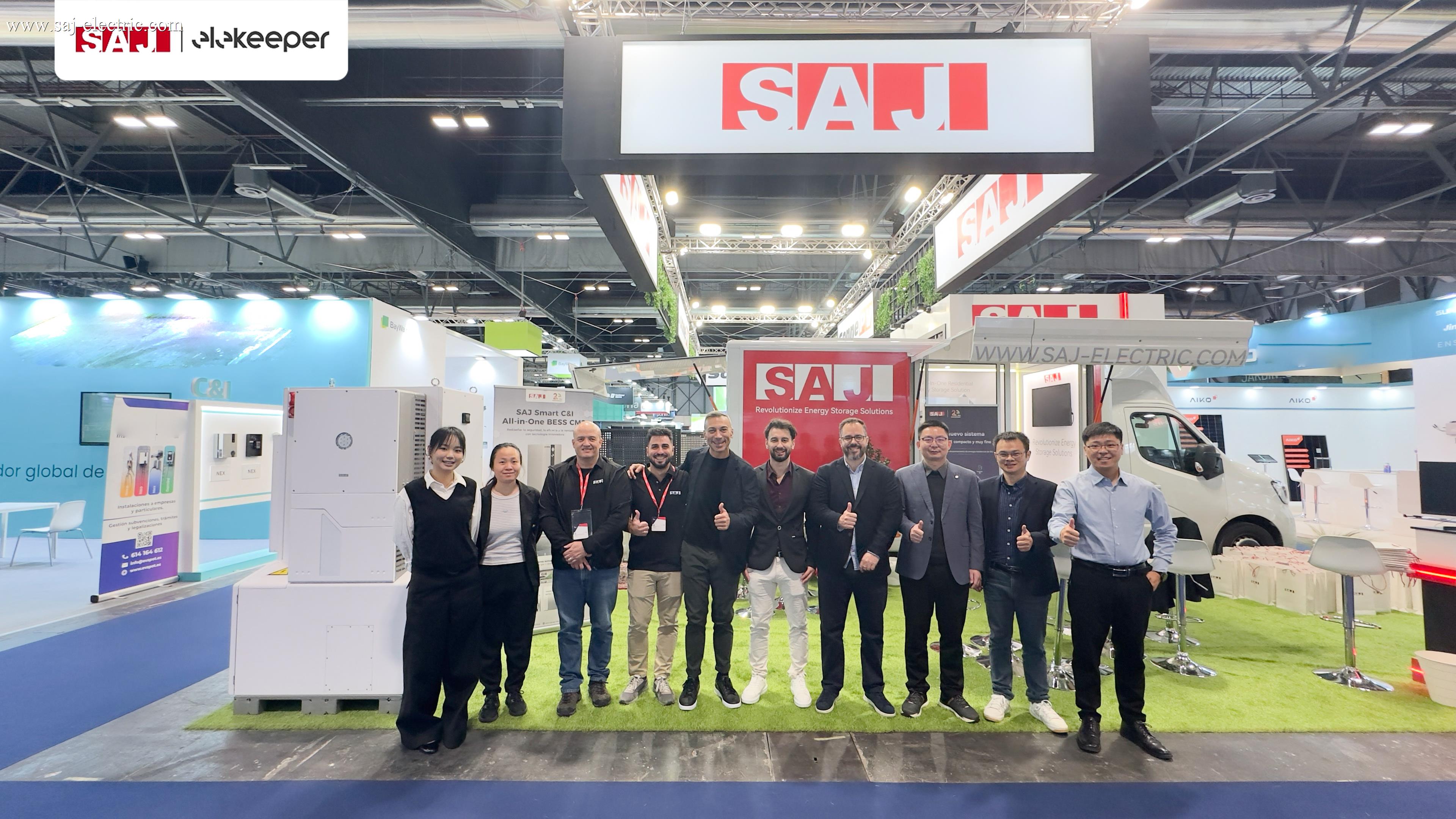 España | Genera 2025｜SAJ impulsa la transición energética con soluciones inteligentes de energía solar y almacenamiento